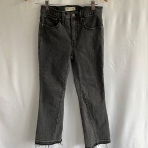 ❤️3/$30 Madewell Cali Demi-Boot Black Jeans